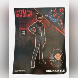 NWT Selina Kyle Catwoman Child Costume Batman Halloween DC Large Girls 12-14 New